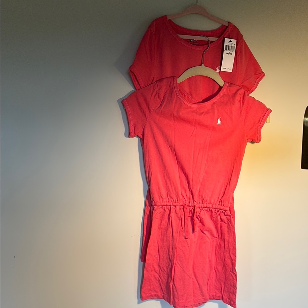 Ralph Lauren girls two pack Coral Polo Dress